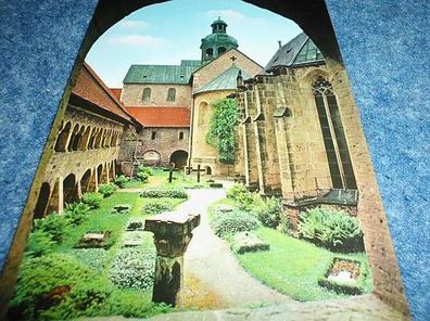 3428 / Ansichtskarte-Hildesheim Blick auf den tausendjährigen Rosenstock