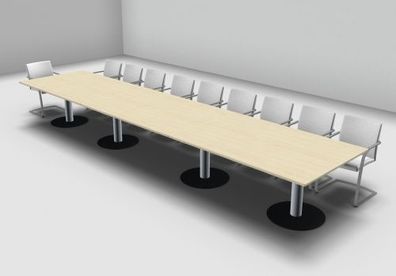 Konferenztisch TEN 540 cm Besprechungstisch Tisch Meetingtisch