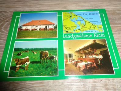 56467 --- Ansichtskarte ---Landgasthaus Klein Insel Usedom