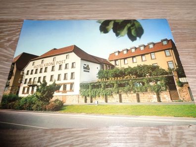 5654 --- Ansichtskarte ---Hotel Krone Post Eberbach