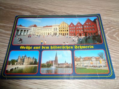 5674 / Ansichtskarte- Grüße aus dem historischen Schwerin