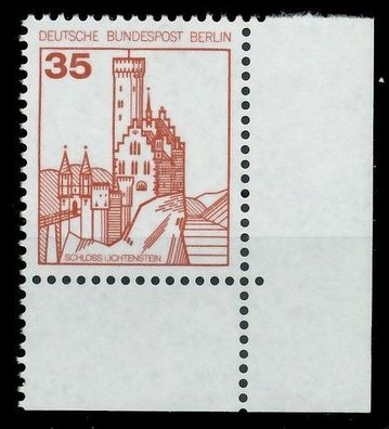 BERLIN DS BURGEN U. Schlösser Nr 673 postfrisch ECKE-UR S931F02