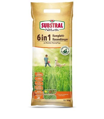 Substral® Naturen® 6in1 Komplett Rasendünger, 10 kg für 135 m²
