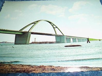 3486 / Ansichtskarte- Brücke der Vogelfluglinie Fehmarn