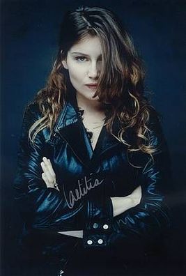 Original Autogramm Laetitia CASTA auf Großfoto