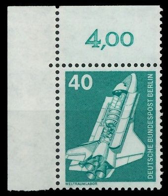 BERLIN DS Industrie U. Technik Nr 498 postfrisch ECKE-O X8E875E