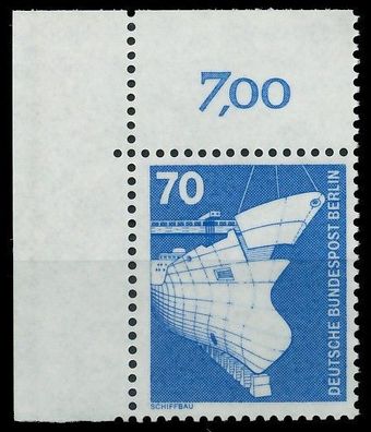 BERLIN DS Industrie U. Technik Nr 500 postfrisch ECKE-O X8E8772