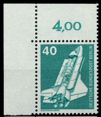 BERLIN DS Industrie U. Technik Nr 498 postfrisch ECKE-O X8E87FA