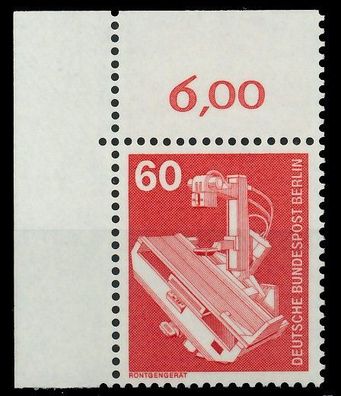 BERLIN DS Industrie U. Technik Nr 582 postfrisch ECKE-O X8E87FE
