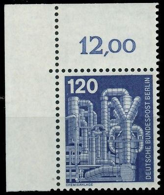 BERLIN DS Industrie U. Technik Nr 503 postfrisch ECKE-O X8E8812