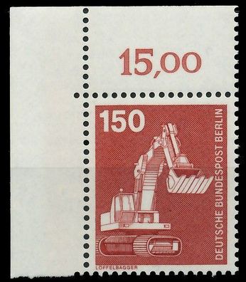 BERLIN DS Industrie U. Technik Nr 584 postfrisch ECKE-O X8E882A