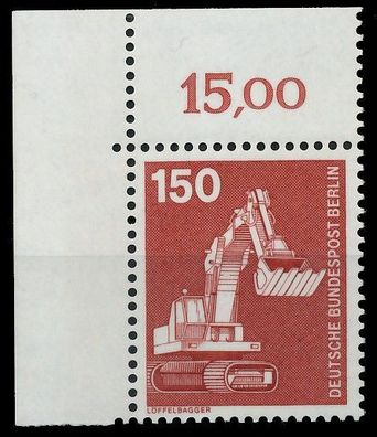 BERLIN DS Industrie U. Technik Nr 584 postfrisch ECKE-O X8E8836