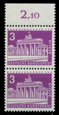 BERLIN DS BAUTEN 2 Nr 231 postfrisch SENKR PAAR ORA X8ED67A
