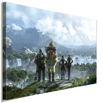 Leinwandbild Final Fantasy XIV A Realm Reborn AK ART Kunstdruck Wandbild TOP XXL