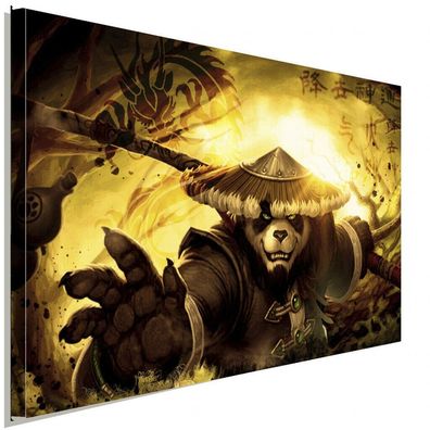 World of Warcraft Mists of Pandaria Leinwandbild AK ART Kunstdruck Wandbild XXL