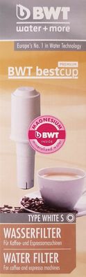 3x BWT bestcup Premium WHITE S Filter Kartusche JURA Kaffee Espresso KS32P10