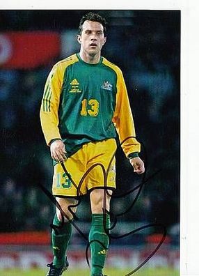 Marco Bresciano Australien Nationalmannschaft TOP FOTO Original Signiert + A45147