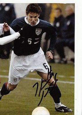 Heath Pearce USA Nationalmannschaft TOP FOTO Original Signiert + A45189