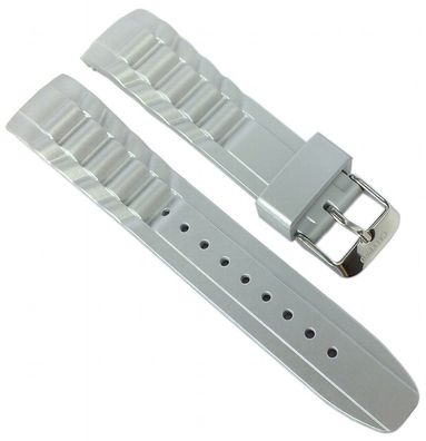 Calypso > Uhrenarmband Spezial Anstoß graues Kunststoffband < K5650