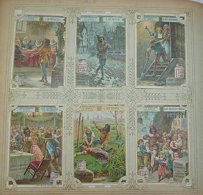 Liebigbilder Serie 376 "Der Rattenfänger von Hameln" komplett 1897 (12/ D0322nn)