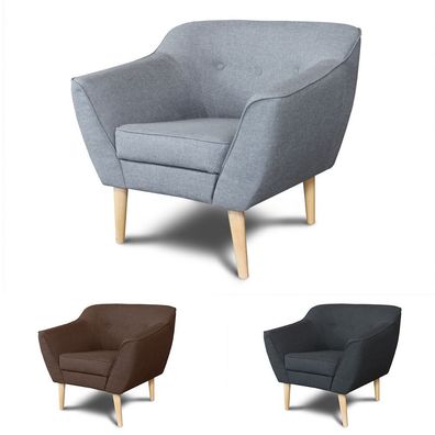 Sessel Scandi - Scandinavian Design, Sofa Einsitzer, Couchsessel, Stühl