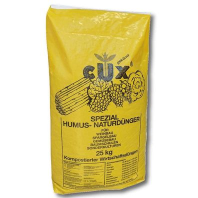 Cuxin Humuskorn gebröselt 25 kg Gartendünger Naturdünger Universaldünger Gemüse