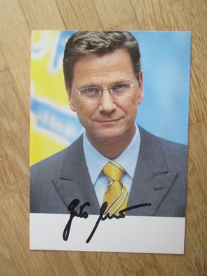 FDP Chef Dr. Guido Westerwelle - Autogramm!!!