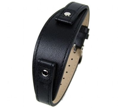 s. Oliver Uhrenarmband Leder schwarz 12mm SO-1306-LQ