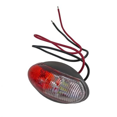 LED Umrissleuchte rot/weiß 60 x 34mm