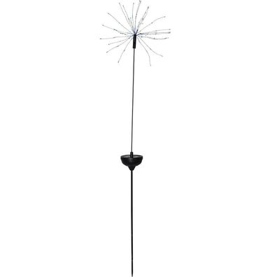 LED Solarstab Firework schwarz 90er multicolor 100x26cm außen 480-54