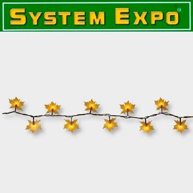 System Expo Lichterkette-Extra 50er klar 5m Leaves Best Season 484-88