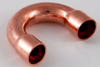 2x Kupferfitting Doppelbogen 10 mm / 5060 Lötfitting copper fitting CU