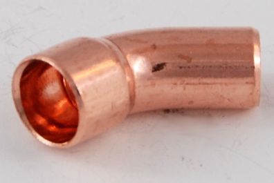 10x Kupferfitting Bogen 10 mm 45 Grad 5040 i/ a Lötfitting copper fitting CU