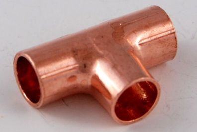10x Kupferfitting T-Stück 8 mm 5130 Kupfer Fitting Lötfitting copper fitting CU