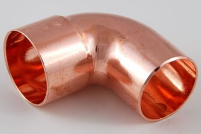 5x Kupferfitting Winkel 42 mm 90 Grad 5092 i/ a Kupfer Fitting Lötfitting copper