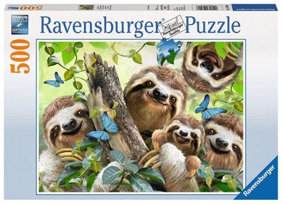 Ravensburger Puzzle - Faultier Selfie - 500 Teile # 14790