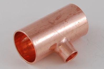 2x Kupferfitting Reduzier T Stück 28-12-28 mm 5130 Lötfitting copper fitting CU