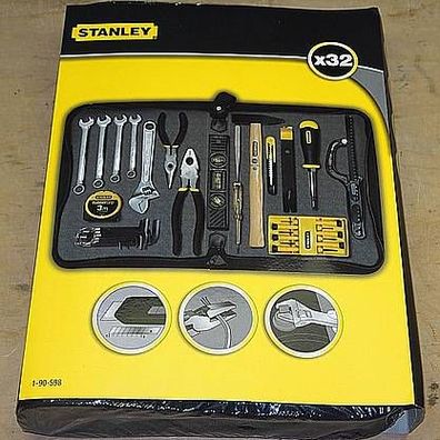 Stanley 1-90-598 Werkzeugtasche incl. Werkzeug - Neu