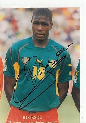 Mo Idrisson Kamerun Nationalmannschaft TOP Foto Original Signiert + A45350