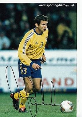 Andreas Jakobson Schweden Nationalmannschaft TOP Foto Original Signiert + A45349
