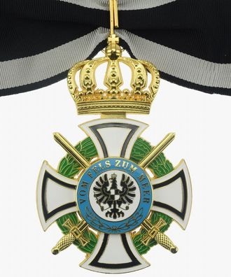 Preußen Königlicher Hausorden von Hohenzollern Kreuz der Komture mit Schwertern