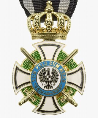 Preußen Königlicher Hausorden von Hohenzollern Kreuz der Ritter mit Schwertern