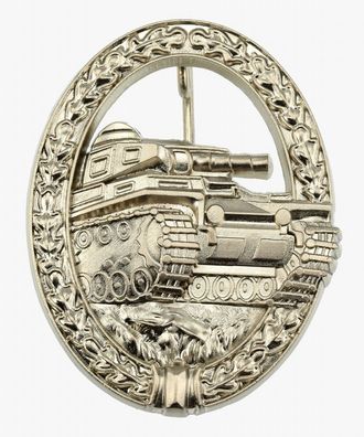 Deutsches Heer, Panzerkampfabzeichen in Silber Hersteller DH