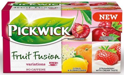 Pickwick Fruit Fusion (Cherry, Cranberry Raspberry, Citrus Elderflower, Strawberry)