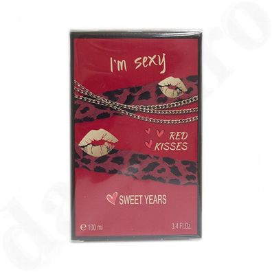 Sweet Years i´m sexy Red Kisses Eau de Toilette pour femme 100 ml