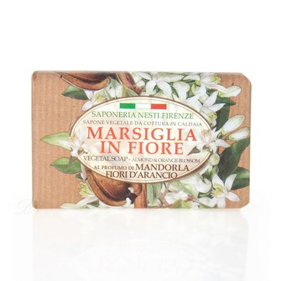 Nesti Dante Marsiglia in Fiore Mandorla e Fiori d'Arancio Vegane Seife 125 g