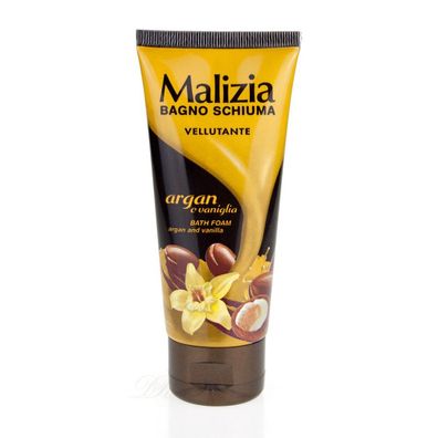Malizia Badeschaum Vanille & Argan für eine samtweiche Haut 100 ml - Mini