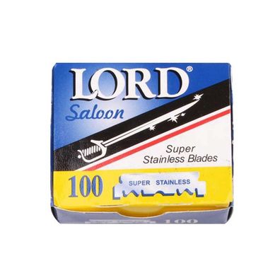 Lord Saloon Super Stainless halbe Klinge Rasierklingen Packungsinhalt 100 Stück