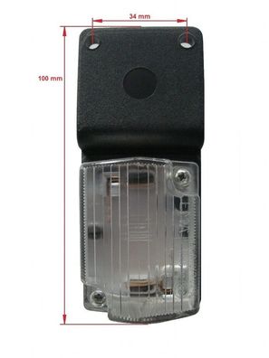 Einbauleuchte Zusatzlicht Umrisslicht Umrissleuchte Marker Weiß 10 Watt 12-24 V