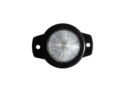 LED Positionsleuchte Seitenleuchte Zusatzlicht Leuchte Weiss Rund 12V / 24V Volt